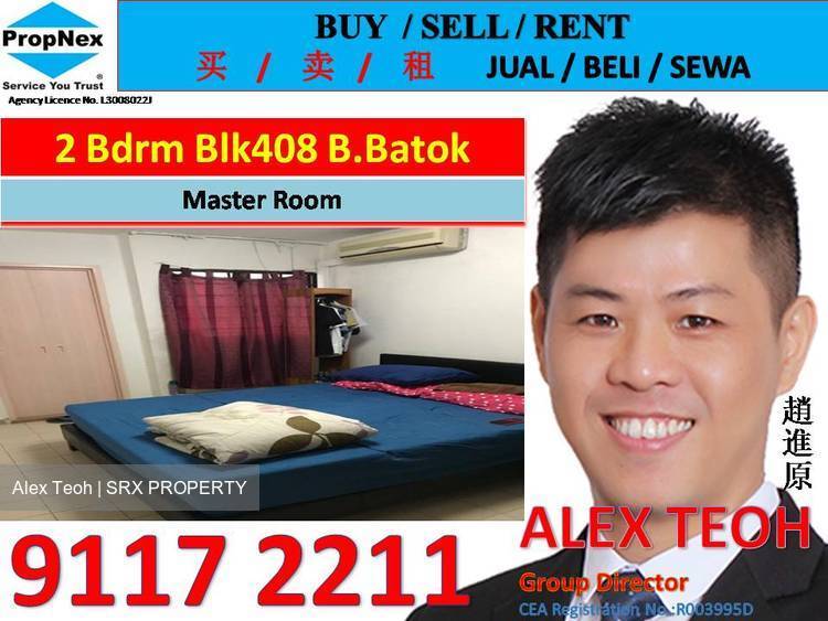 Blk 408 Bukit Batok West Avenue 4 (Bukit Batok), HDB 3 Rooms #183805412